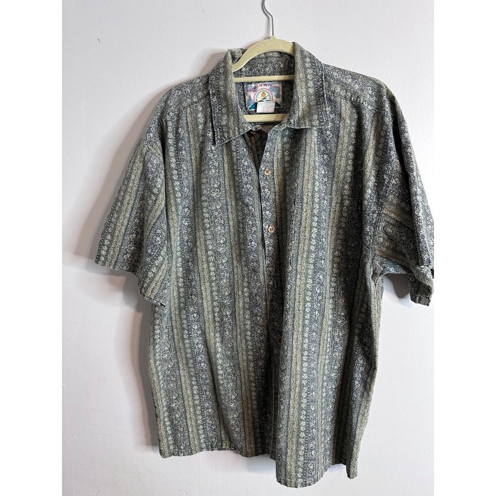 Vintage Paradise of the Pacific XL Hawaiian Shirt Made in USA